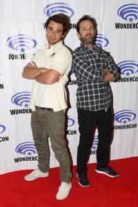 Riverdale stars K.J. Apa and Luke Perry