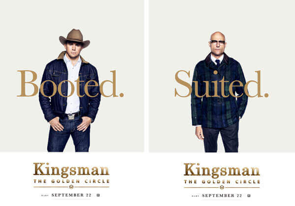 Kingsman: The Golden Circle Channing Tatum and Mark Strong Poster