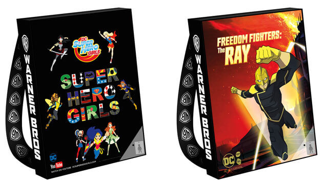 Super Hero Girls and Freedom Fighters Comic Con Bags 2017