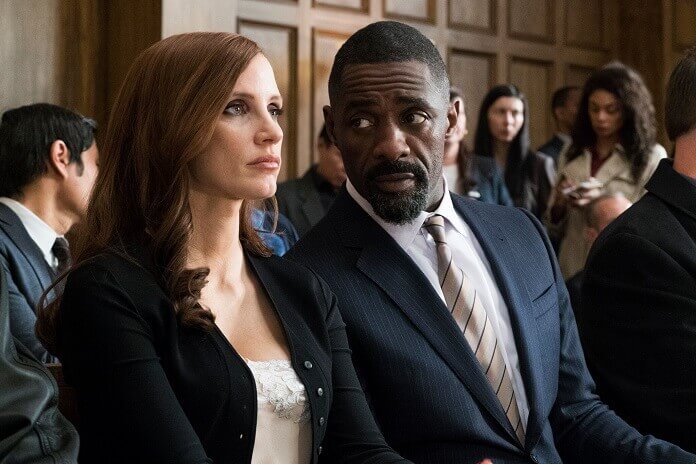 Molly's Game stars Jessica Chastain and Idris Elba