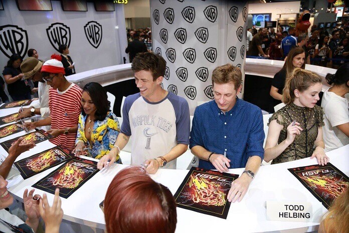 The Flash Todd Helbing and Cast