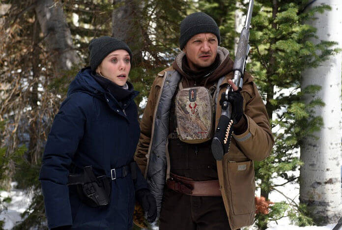 Wind River stars Jeremy Renner and Elizabeth Olsen