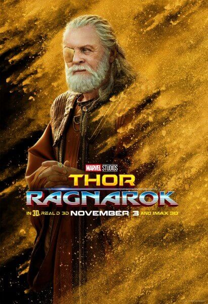 Thor: Ragnarok Anthony Hopkins Poster