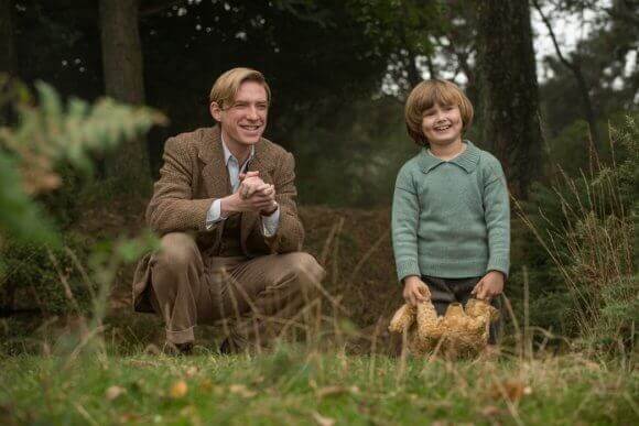 Goodbye Christopher Robin stars Domhnall Gleeson and Will Tilston