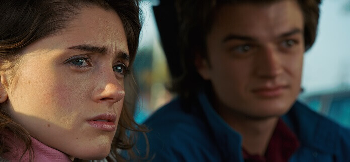 Stranger Things Natalia Dyer and Joe Keery