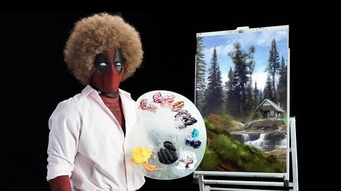 Deadpool 2 as Bob Ross