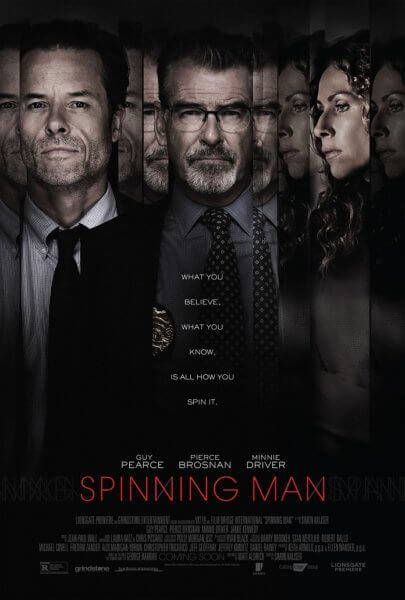 Spinning Man Poster and Trailer