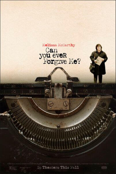 Can You Ever Forgive Me Poster and Trailer