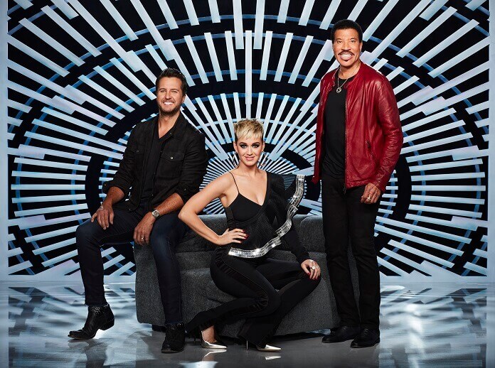 American Idol Luke Bryan, Katy Perry and Lionel Richie