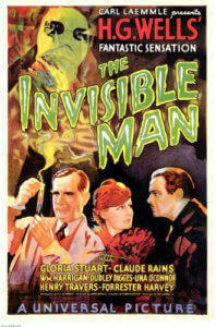 Invisible Man Poster with Claude Rains