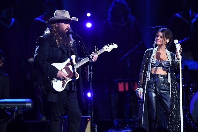 2018 CMA Awards Chris Stapleton and Maren Morris