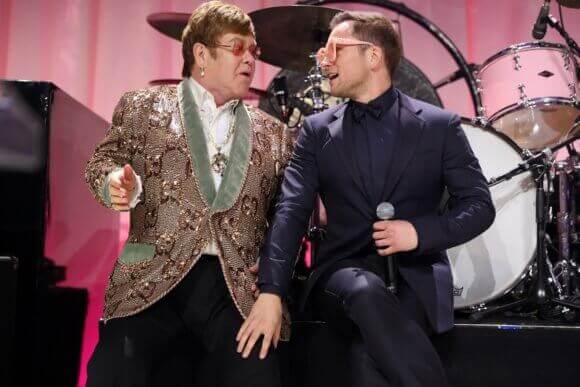 Elton John and Taron Egerton Rocketman