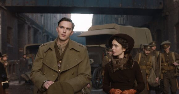 Tolkien stars Nicholas Hoult and Lily Collins