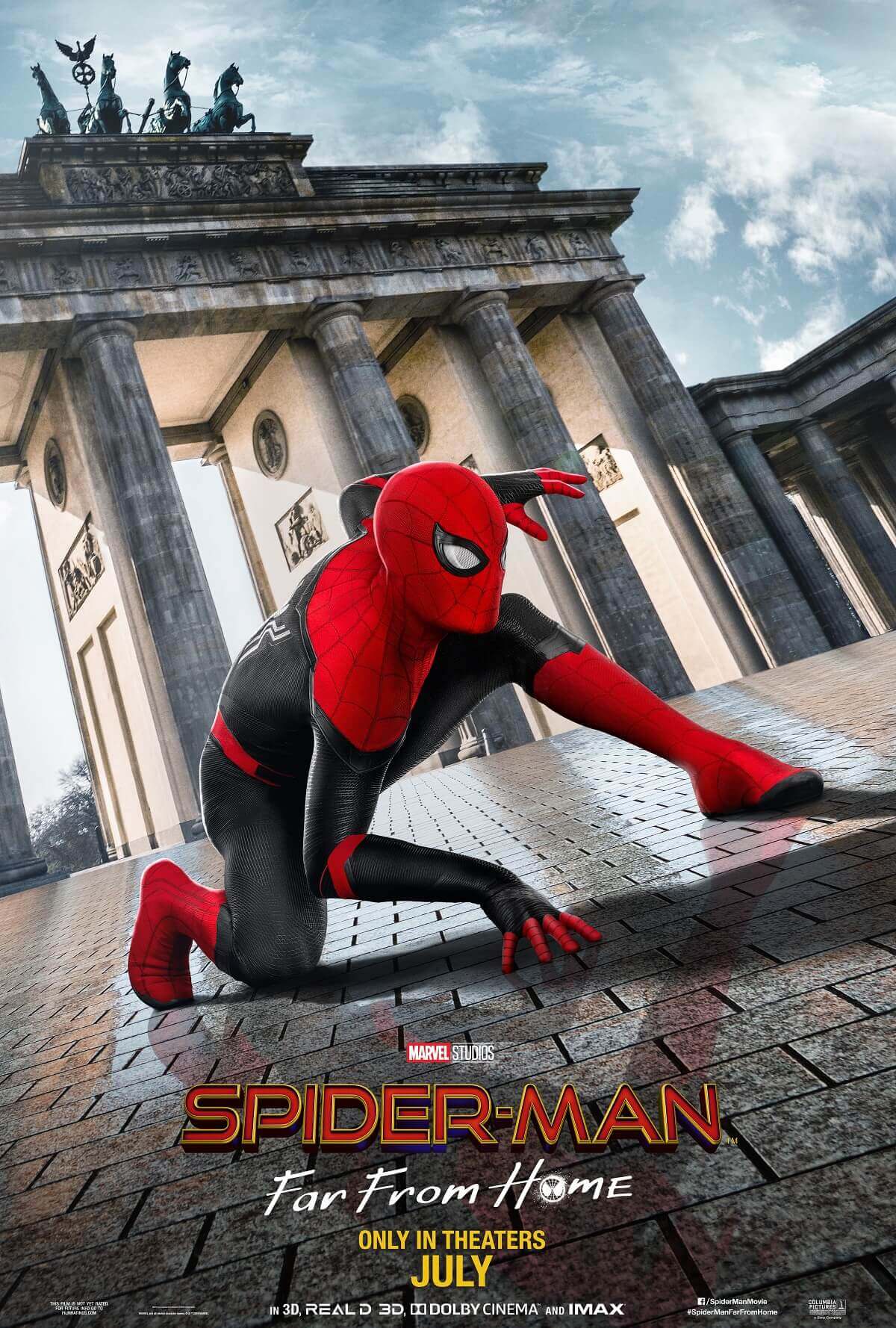 Spider-Man: Far From Home Debuts 3 New Posters