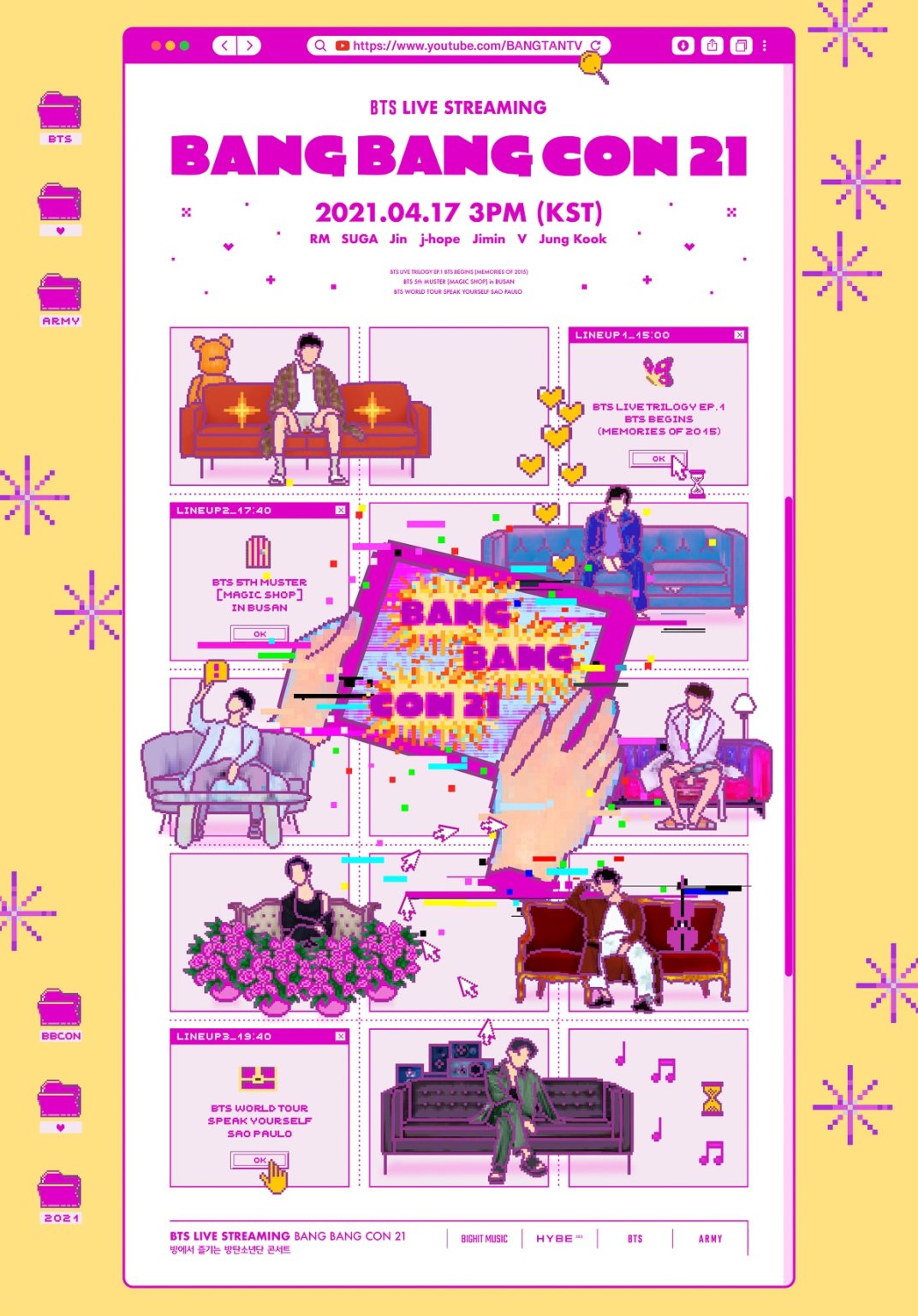 BTS Reveals Bang Bang Con 21 Plans and Schedule