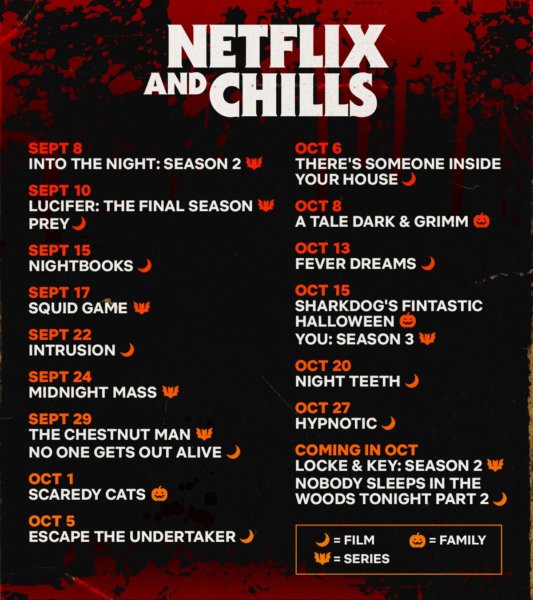 Netflix and Chills 2021 Calendar