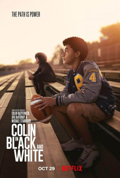 Colin in Black and White Poster
