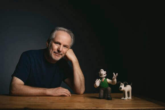 Nick Park with Wallace and Gromit