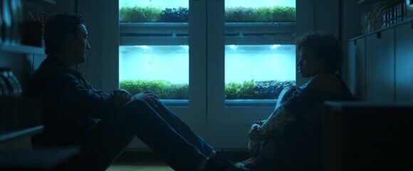 Spiderhead Miles Teller and Jurnee Smollett