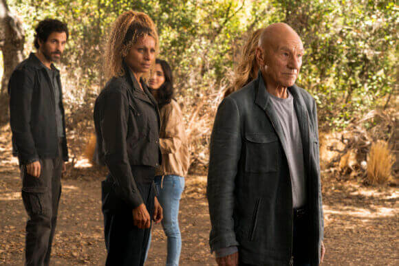 Star Trek Picard Michelle Hurd and Patrick Stewart