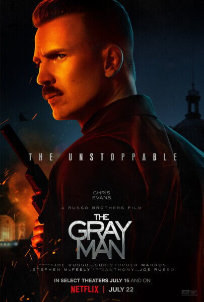 The Gray Man Chris Evans Poster
