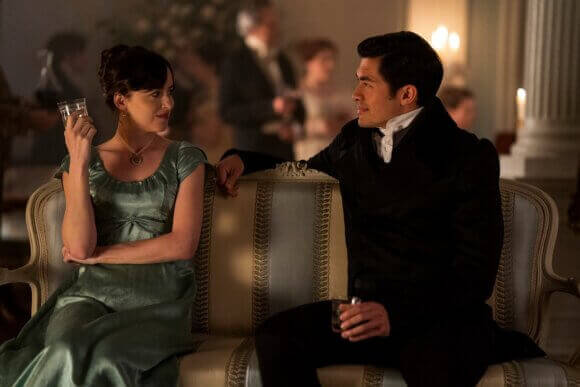 Persuasion Dakota Johnson and Henry Golding