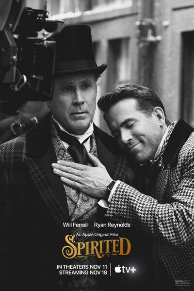 Spirited Poster Will Ferrell and Ryan Reynolds