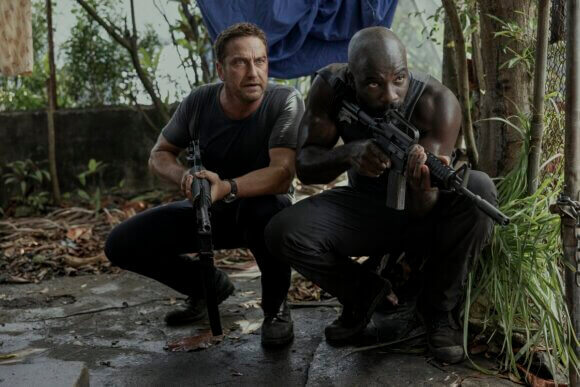 Plane Gerard Butler and Mike Colter