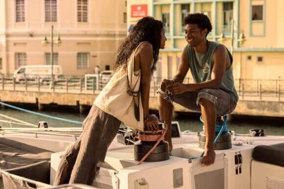 Outer Banks Season 3 Carlacia Grant and Jonathan Daviss