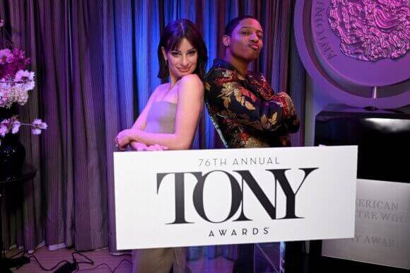 Lea Michele and Myles Frost Tony Awards