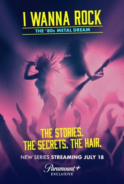 I Wanna Rock The '80s Metal Dream Poster