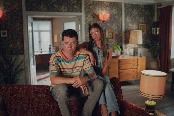 Sex Education Season 4 Asa Butterfield and Mimi Keene