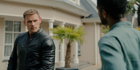 The Couple Next Door Sam Heughan and Alfred Enoch