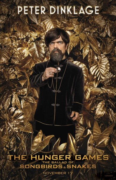 The Hunger Games: The Ballad of Songbirds and Snakes Peter Dinklage Poster
