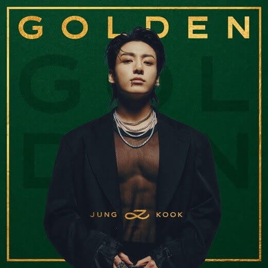 Jungkook of BTS Golden Album Cover