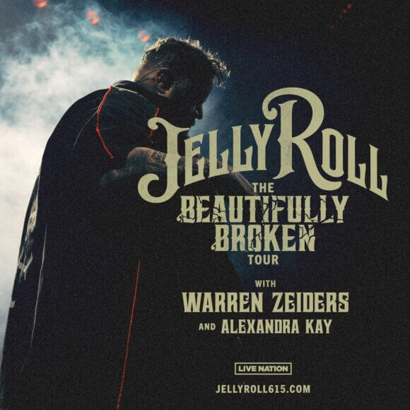 Jelly Roll Beautifully Broken Tour Poster