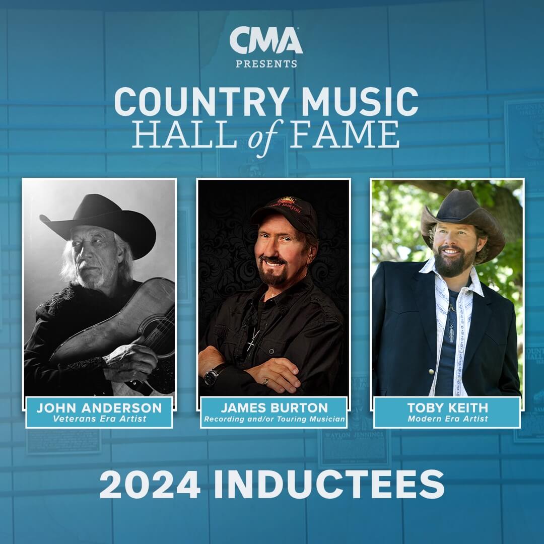 Country Music Hall of Fame Announces 2024 Inductees
