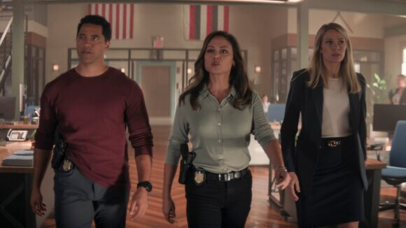 Alex Tarrant and Vanessa Lachey in NCIS Hawaii season 3 episode 8
