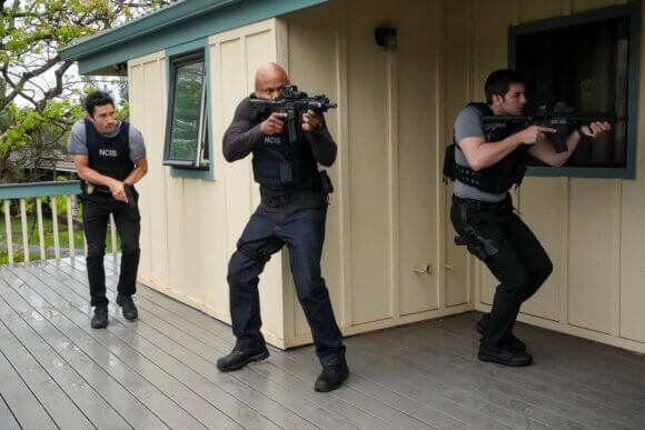 LL Cool J and Noah Mills in NCIS Hawaii Season 3 Episode 9