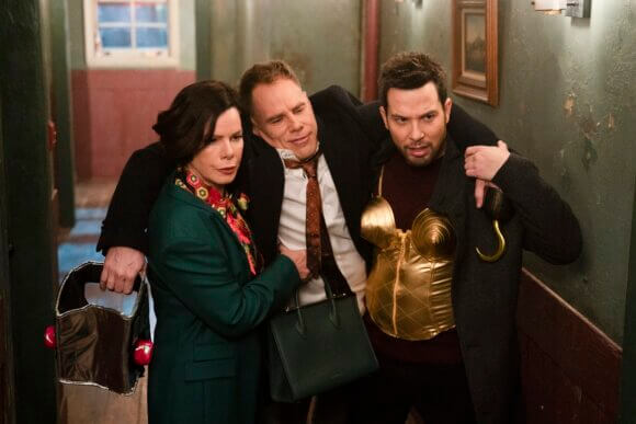 Marcia Gay Harden and Skylar Astin in So Help Me Todd Season 2 Episode 6