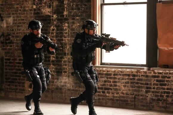 Jay Harrington and Shemar Moore in SWAT Season 7 Episode 10