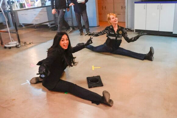 Ariana Guerra and Marg Helgenberger