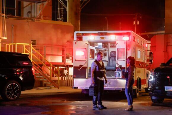 Matt Lauria and Mandeep Dhillon in season 3 episode 9