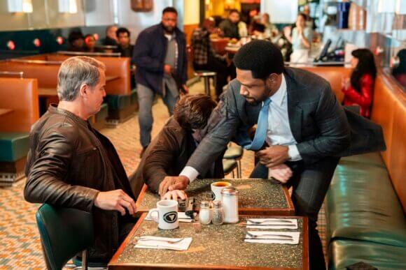 Josh Stamberg and Tory Kittles in season 4