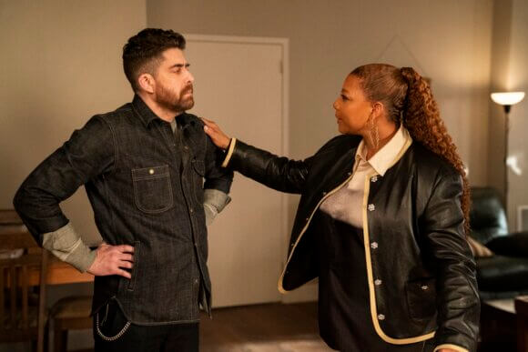 Adam Goldberg and Queen Latifah in season 4 episode 10