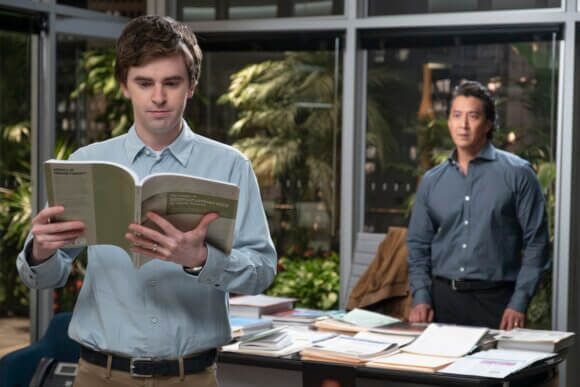 Freddie Highmore and Will Yun Lee in season 7 episode 10