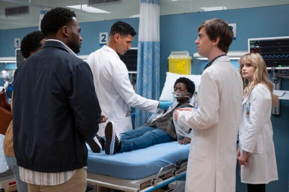 Chuku Modu, Freddie Highmore in season 7 episode 8