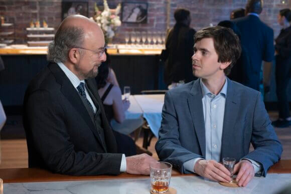 Richard Schiff and Freddie Highmore in season 7 episode 9