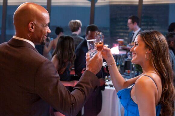 Boris Kodjoe and Jaina Lee Ortiz in season 7 episode 8