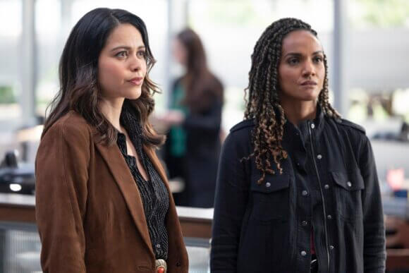 Alyssa Diaz and Mekia Cox in season 6 episode 9